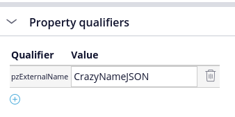 pzExternalName Property Qualifier